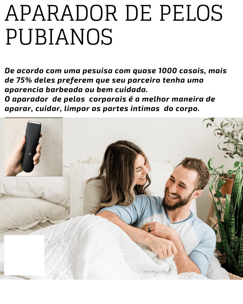 Aparador de Pelos Sensitive Hyper - Lâmina de Cerâmica A Prova d'agua - Trend Select