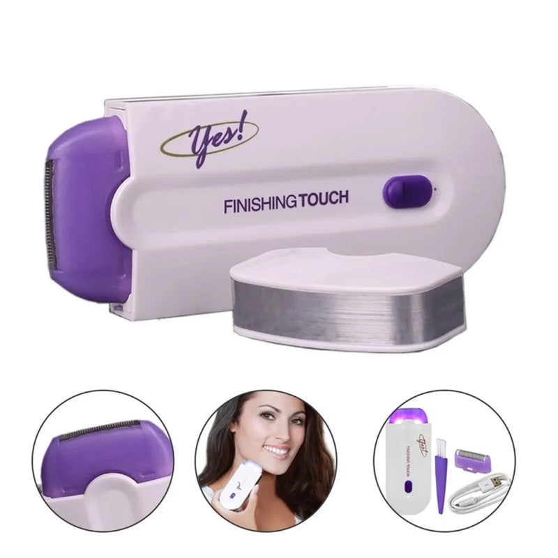 Mini Depilador Touch Skin – Recarregável - Com LED - Trend Select