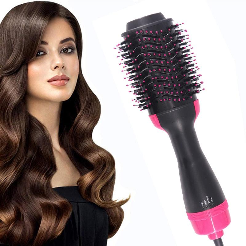 Escova de Cabelo Multifuncional - 3 em 1 - Trend Select