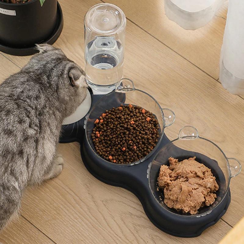 Bebedouro e Comedouro ergonômico para Cães e Gatos - Trend Select