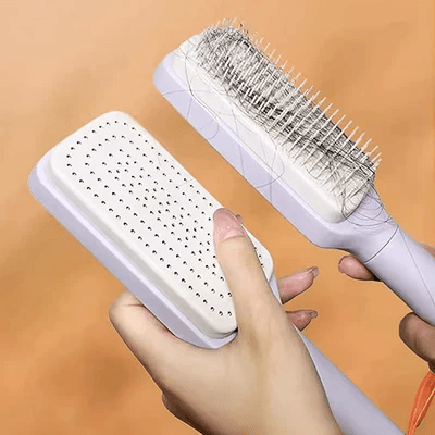 Escova de Cabelo MaxClean - Retrátil Auto Limpante - Trend Select