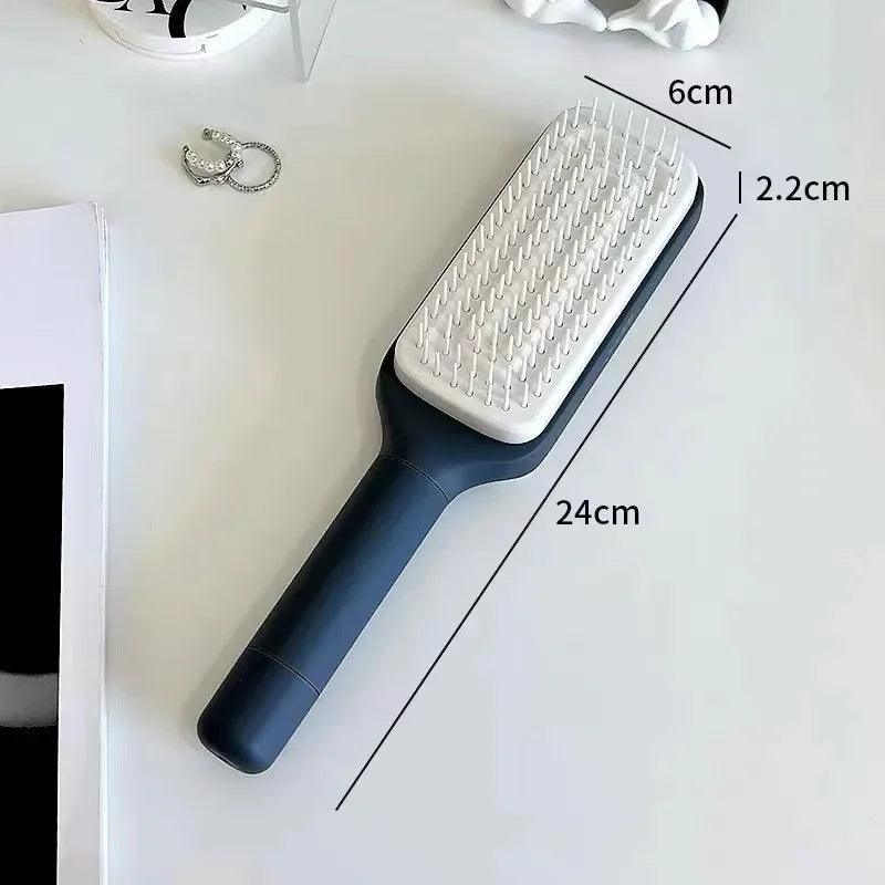 Escova de Cabelo MaxClean - Retrátil Auto Limpante - Trend Select